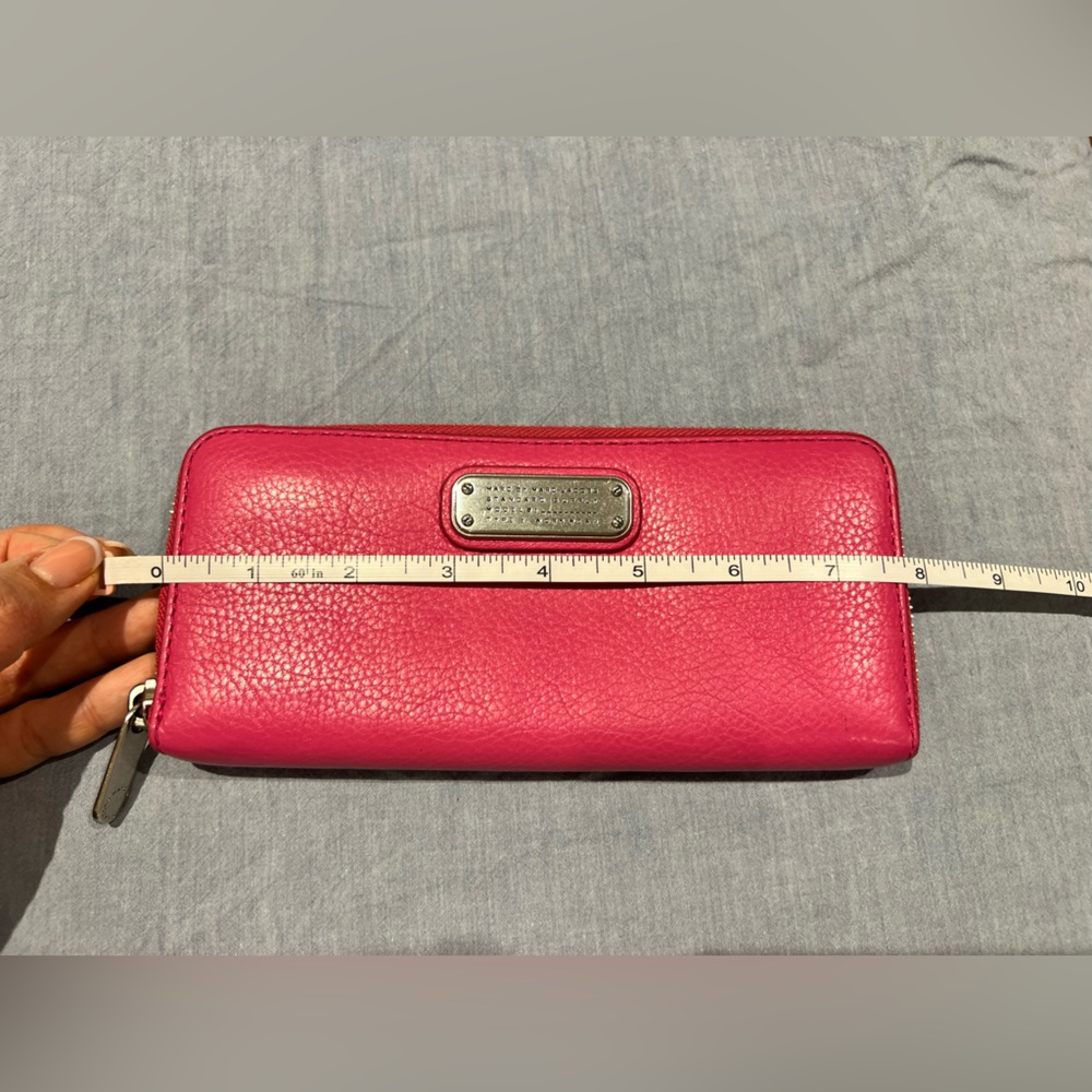 Marc Jacobs Fuchsia Leather Wallet